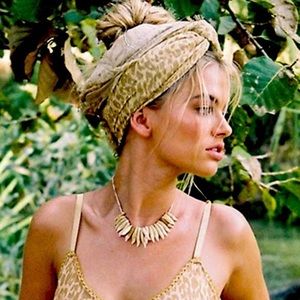 Spell Wild Thing Travel Scarf in Mustard